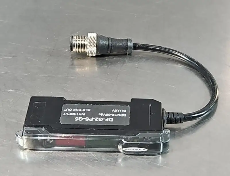 BANNER ENGINEERING DF-G2-PS-Q5 DUAL DISPLAY FIBER AMPLIFIER. Loc5E-18