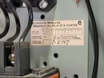 DIL-00b-40/40/z0/k Starter Control Panel