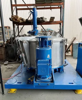 Ferrum DSZ-UR 1250/630 perforate basket centrifuge, 316SS.
