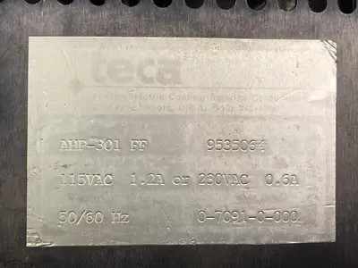 Used TECA AHP-301FF Miscellaneous Equipment (Electrical & Power) Ohio US | Surplus Asset Holdings #1209565