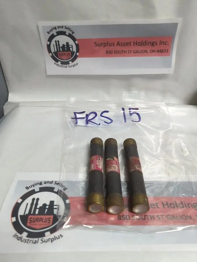 Used COOPER BUSSMANN FRS-15 Miscellaneous Equipment (Electrical & Power) | Surplus Asset Holdings #1193982