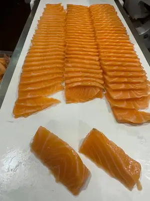 S.A.M. 308iB Sushi Fully Automatic Slicer and Stacker for Nigiri/Sushi