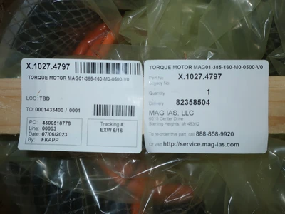 Used TECNOTION MAG01-385-160-MO-0500-V0 Parts Ohio US | Aucto #1427258