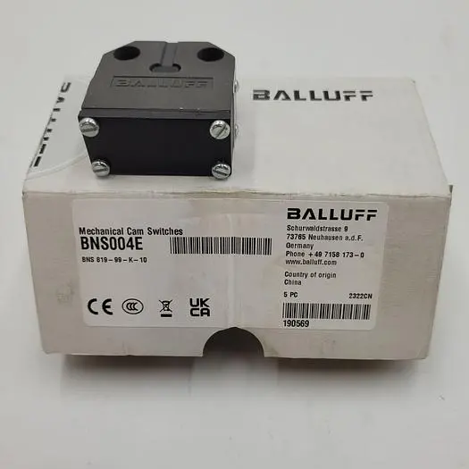 New | in-Stock BALLUFF BALLUFF MECHANICAL CAM SWITCHES BNS004E *NEW IN BOX* BOX OF 5 Switch Parts | ND Industrial Surplus #1217835