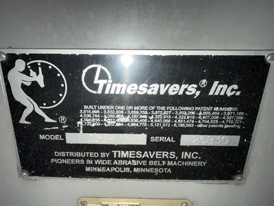 52” TIMESAVER MODEL #252-1M METAL BELT SANDER GRINDER: YOBRO 24763