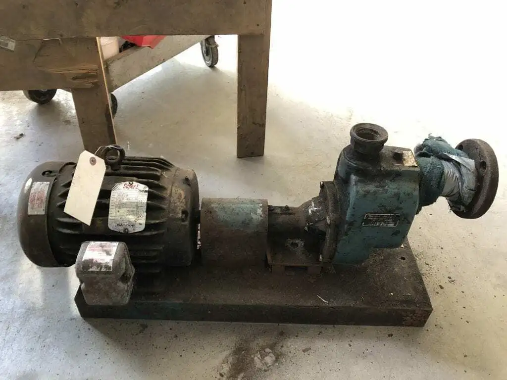 ITT 1-1/2HE19 1-1/2″ Iron Self-Priming Centrifugal Pump 3.94″ imp 3HP 3PH
