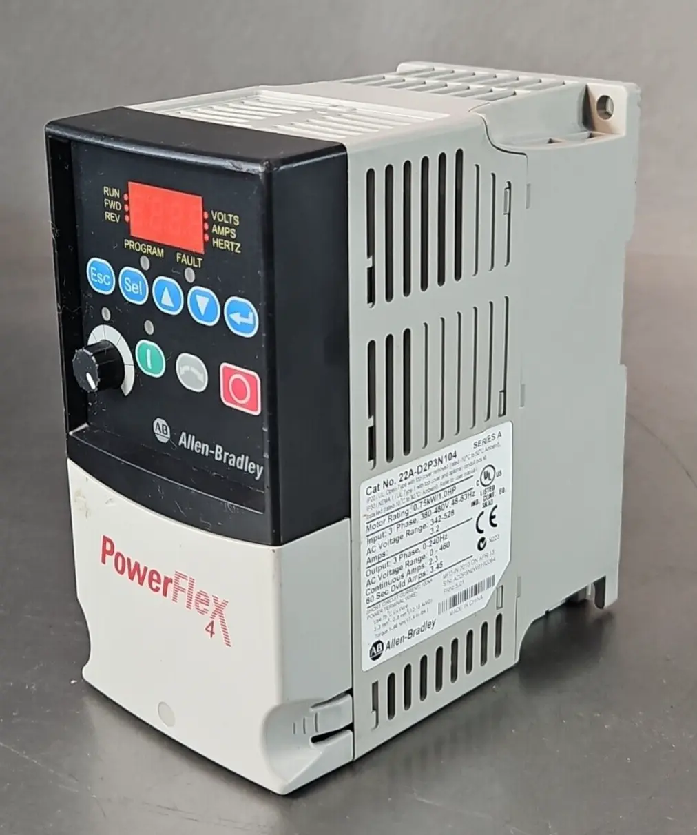 Allen Bradley 22A-D2P3N104 Series A Powerflex 4 1 HP AC Drive (BIN644)