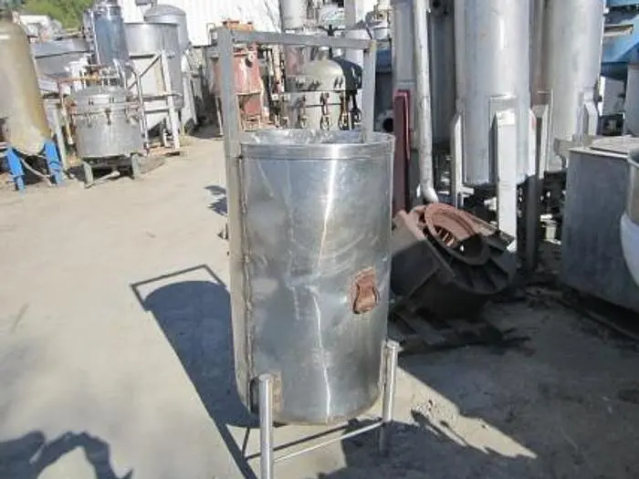 Tank, 50 Gallon, S/st, 20" Dia x 35", OT/FB #S737505