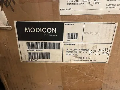New | in-Stock MODICON AS-H819-100 Industrial Controls Ohio US | Surplus Asset Holdings #1241458