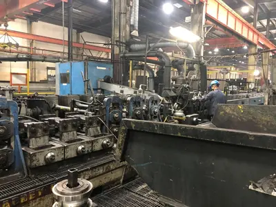 USED ABBEY ETNA 5-INCH OD TUBE MILL LINE