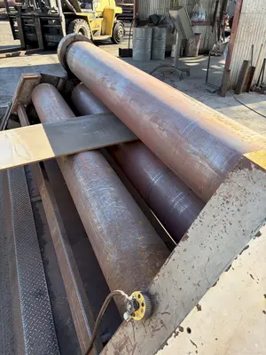 10' x 1" BERTSCH MODEL #100-10 4 ROLL HYDRAULIC PLATE ROLL, 2018: YOBRO #24784