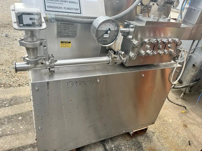 Used Waukesha Cherry Burrel homogenizer model 500