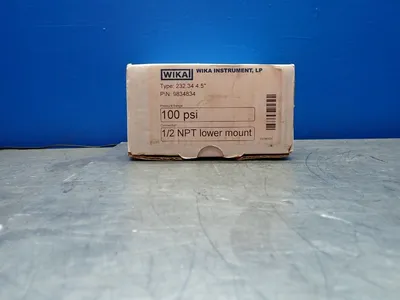 New | in-Stock WIKA 9834834 Universal Pressure Meters Ohio US | HGR 24 #756059