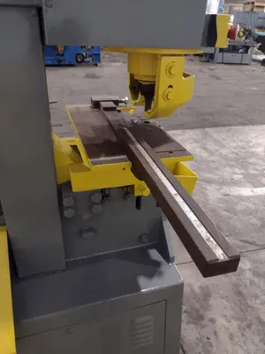 110 TON GEKA MODEL #HYD-110 HYDRUALIC IRONWORKER, NEW 1999: YOBRO #23975