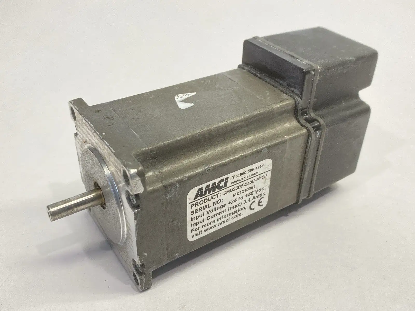 Used AMCI ETHERNET INTEGRATED STEPPER MOTOR 3.4A  24-48VDC Motors (misc) | Maverick Industrial Sales #1100469