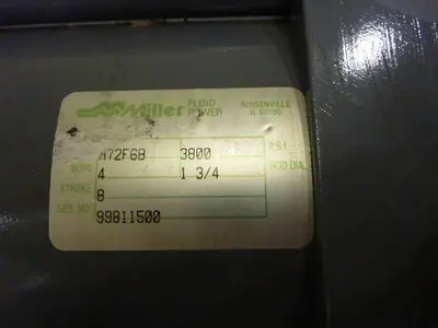 USED MILLER FLUID POWER H72F6B