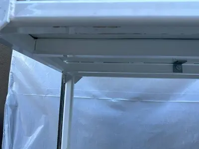 BOC EDWARDS CLEANROOM PUMP STAND WITH EARTHQUAKE BRACKETS