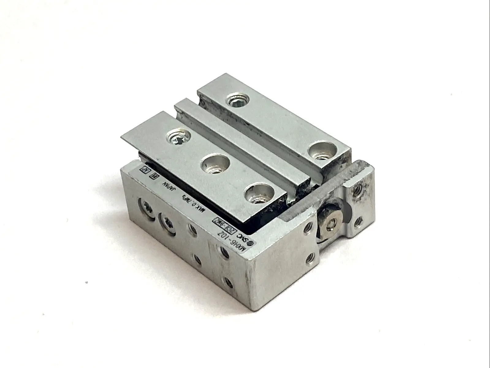 NEW SMC COMPACT SLIDE TABLE 6MM BORE 10MM STROKE GUIDED CYLINDER