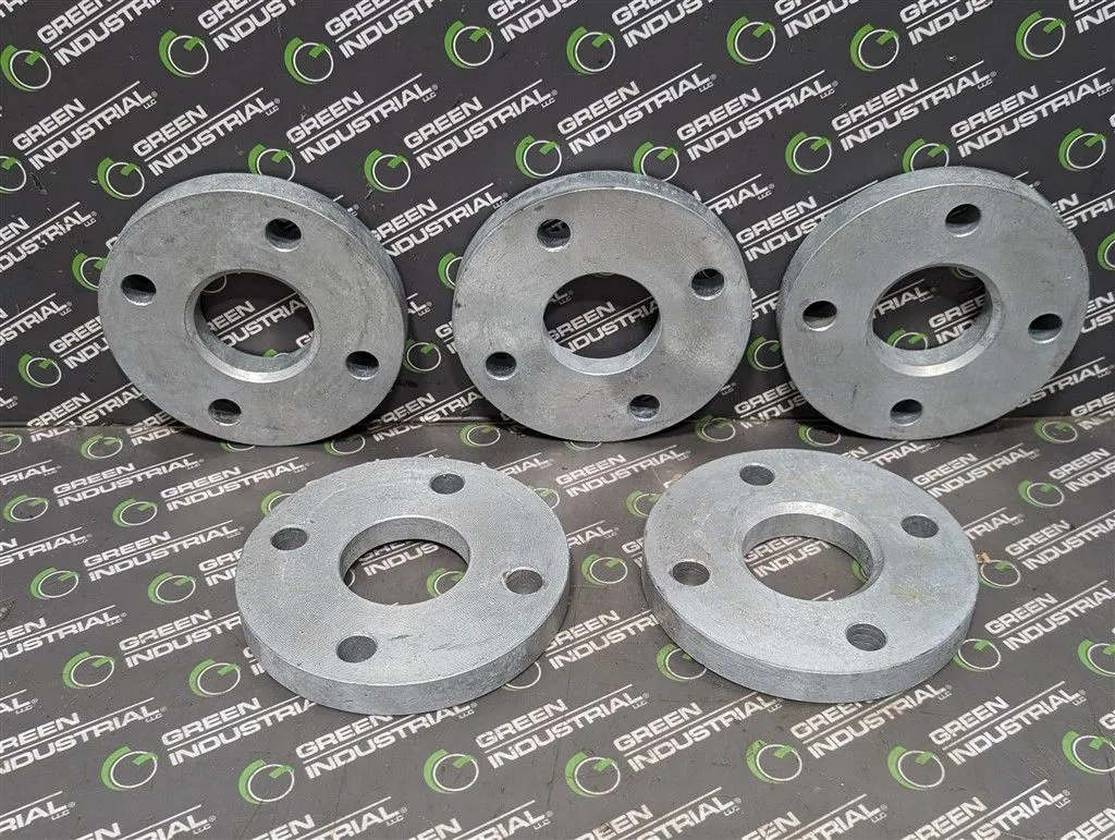 Lot of 5 Unbranded PN16 Steel Flanges 6-1/2" x 4/5" New