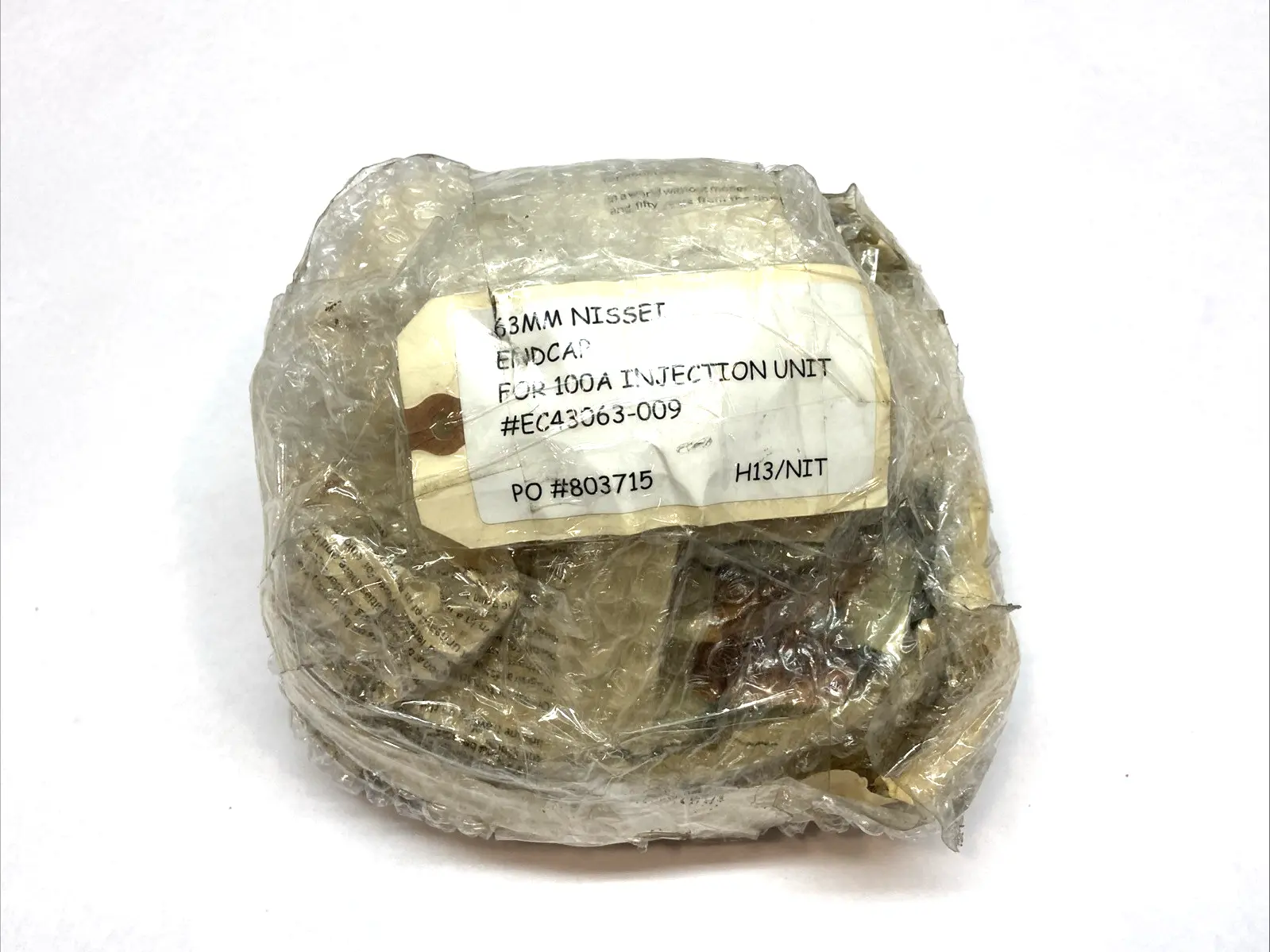 New | in-Stock Nissei 63mm End Cap For 100A Injection Unit Injection Molding Parts Michigan US | Maverick Industrial Sales #1402205