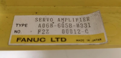 Used FANUC A20B-1003-086 Servo Controller Parts Kentucky US | Edwards Industrial Repair #1301505