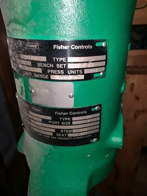 Fisher 6"-125# Type ED Globe Control Valve, New Storeroom Spare