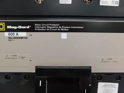 Used Square D MAL3660040M1352 Circuit Breakers Ohio US | Equipment Recovery Corp. #1331091