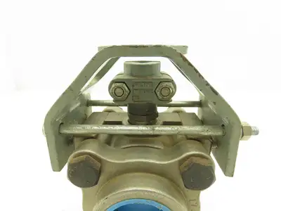 Jamesbury 1 1/2 4A 3600 TT1 1-1/2" NPT Stainless Ball Valve 316SS 150psi