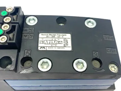 261-208-120-0 | Rexroth Mecman Pneumatik  Pneumatic Solenoid Valve 24VDC Max 10 Bar - Used