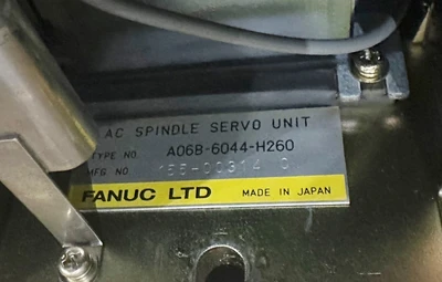FANUC A06B-6044-H260 AC SPINDLE DRIVE