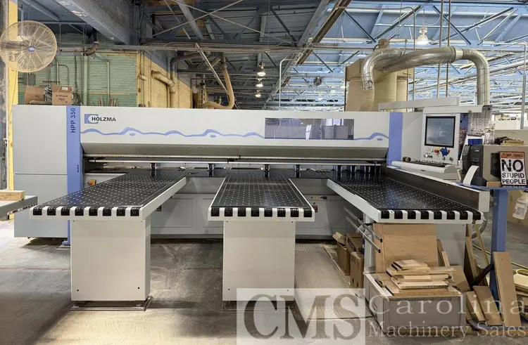Used 2013 HOLZMA HPP 350 FRONT LOAD PANEL SAW Woodworking Panel Saws North Carolina US | CAROLINA MACHINERY SALES #1136090