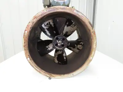 Fulta Electric DBRO4M246 Tube Axial Blower Duct Fan 16" 2300 CFM 0.37kw 220V 3PH