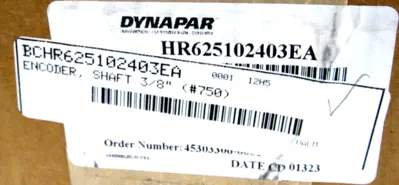 NEW DYNAPAR HR625102403EA INCREMENTAL ENCODER 3/8" SHAFT