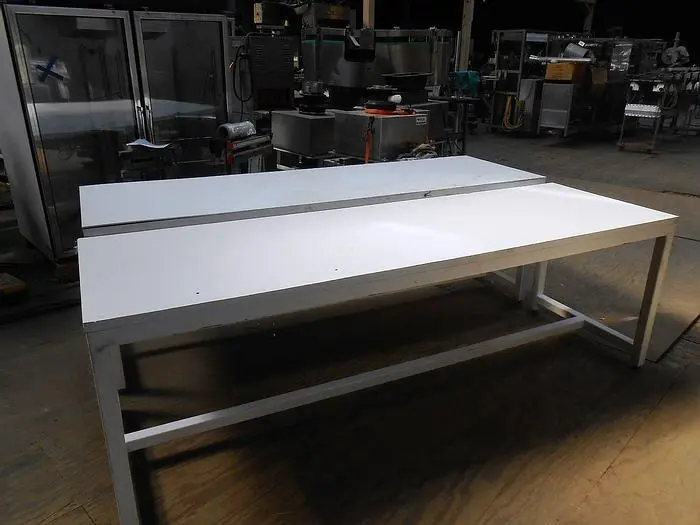 Table, Prep, 30" x 8', C/st Frame, Hardwood Top (2) #S741977
