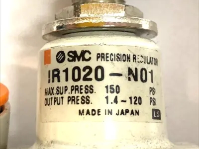 Used SMC Precision Regulator 1/8" NPT w/ 2 Pressure Gauges Air Pressure Regulators Michigan US | Maverick Industrial Sales #1394906