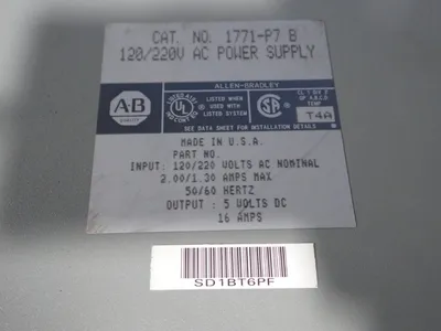 USED ALLEN BRADLEY 1771P7