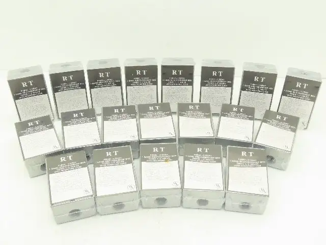 RT FSB50-3 Weatherproof 1-Gang Outlet Box 3-Hole 1/2"NPT  Lot of 20