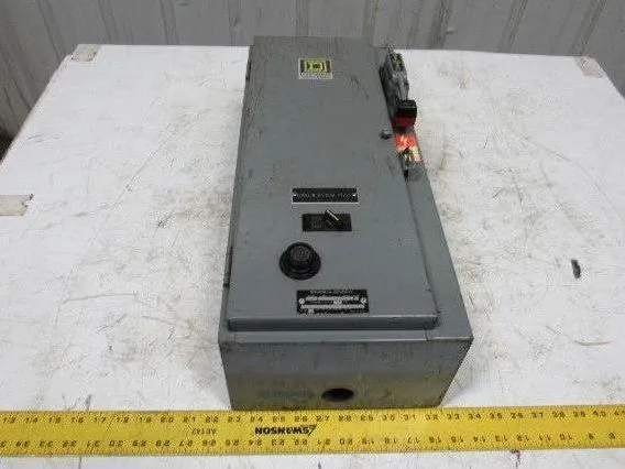 Square D 8539 SCG43 15A NEMA Size 1 Starter Disconnect Combo