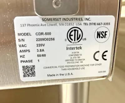 NEW SOMERSET CDR-500