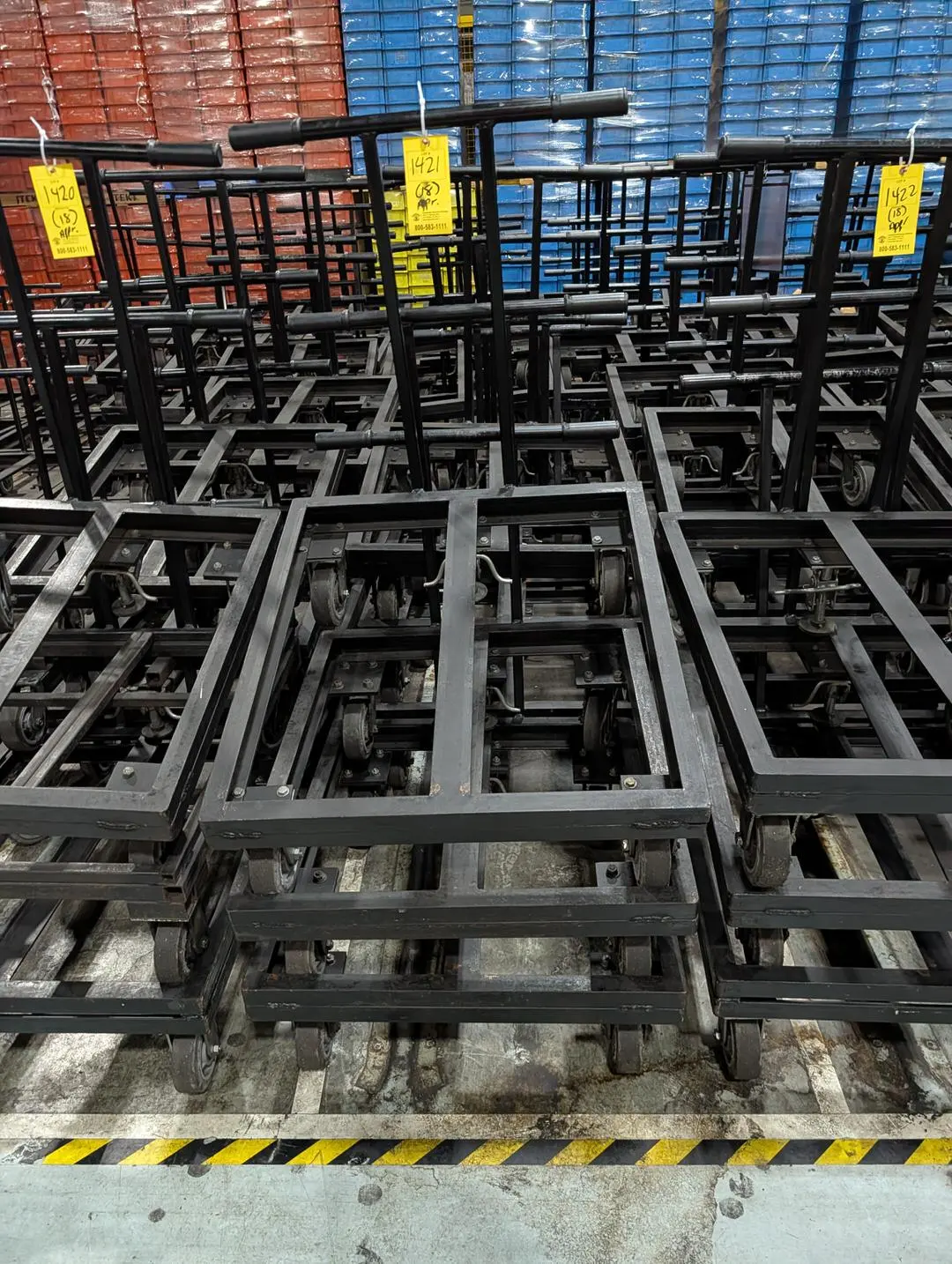 (18) Rolling Material Carts
