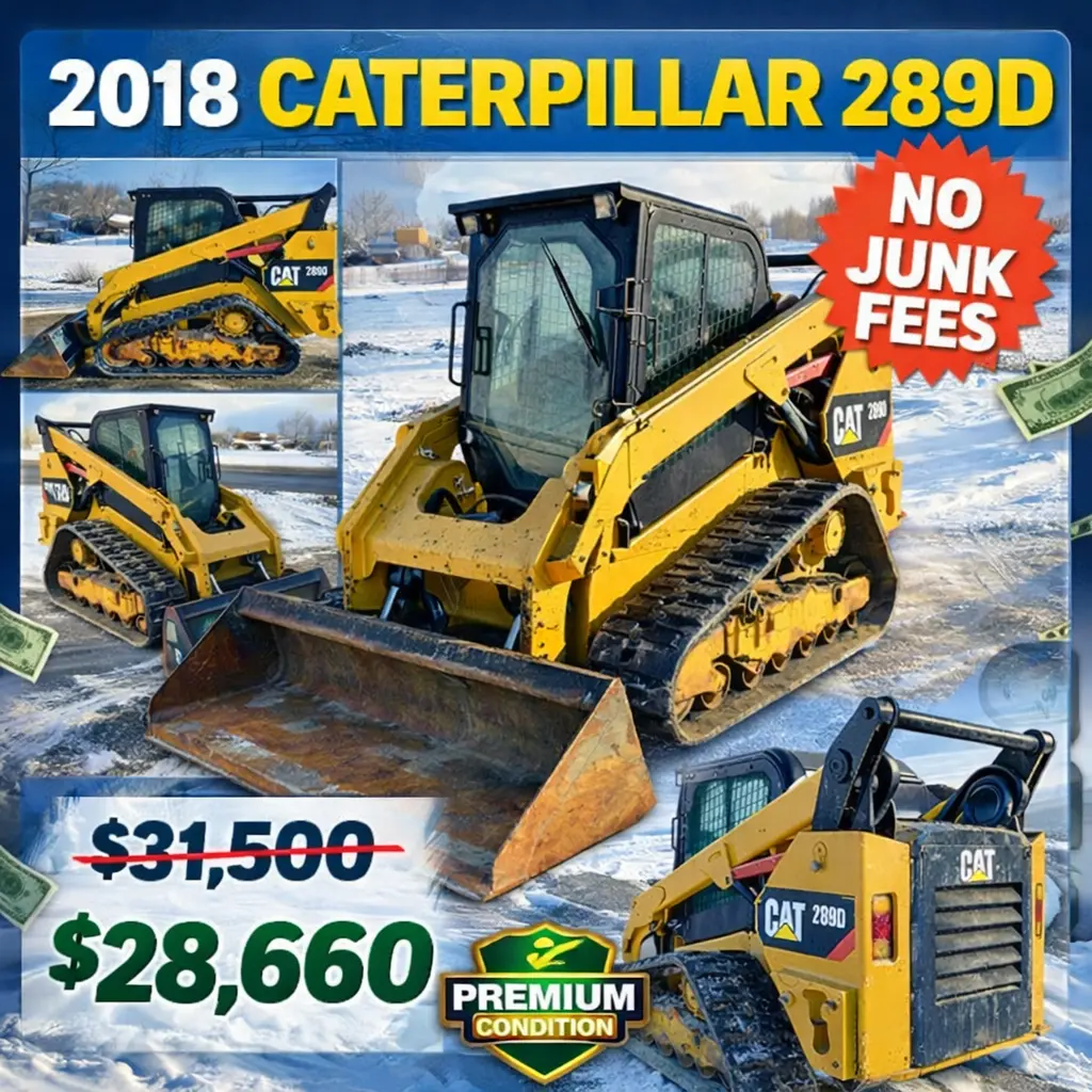 USED 2018 CATERPILLAR 289D
