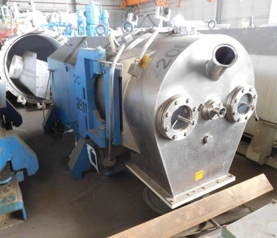 (2) Heinkel HF 600 Inverting Filter centrifuges, 316SS.