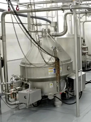 Westfalia MSE 500-48-777 cold milk skimmer, 316SS.