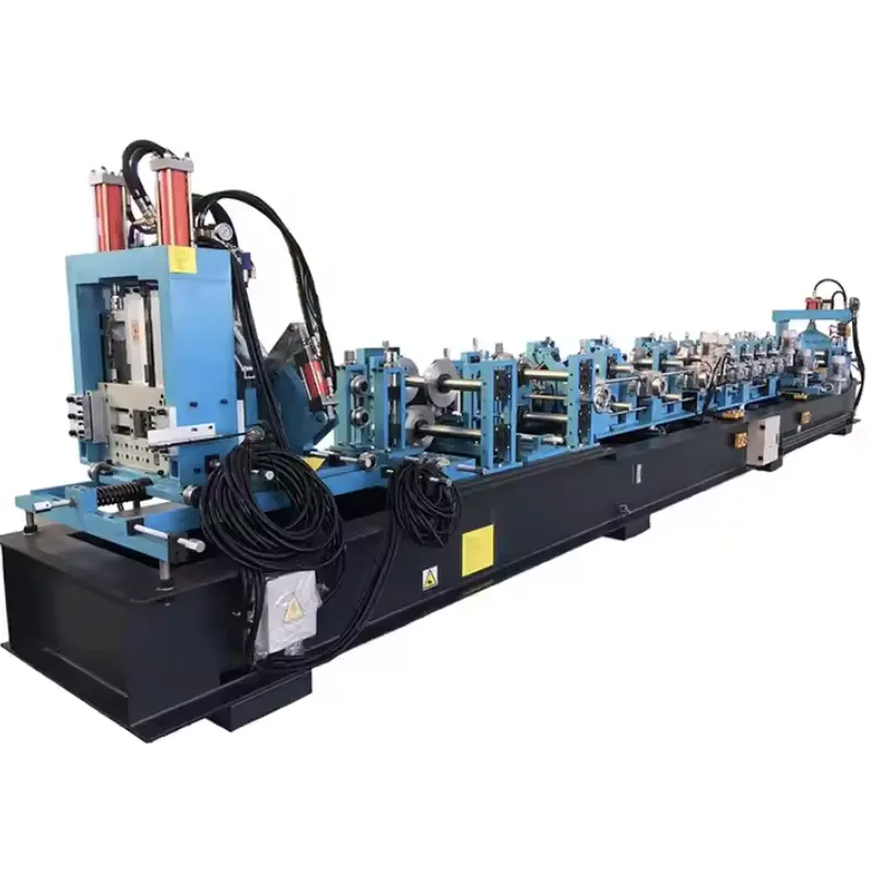 70-320mm Steel Frame C Z Purlin Channel Roll Forming Machine in China