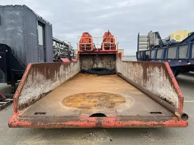 (2) Swaco CD 518 HV Slimline decanters centrifuges on trailer, Duplex SS.