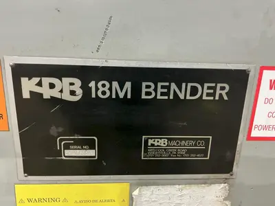 2.125" DIAMETER KRB MODEL #18M ELECTRO MECHANICAL ROTARY REBAR BENDER : YOBRO #25147