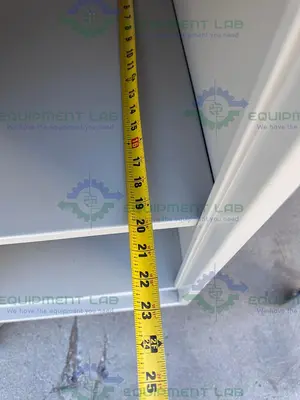 USED PHENOLIC / COMPOSITE RESIN ADJUSTABLE  SCIENCE TABLE 30" W X 38" L W/ WHEELS