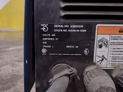 150 AMP MILLER ECONOTIG - AC/DC TIG WELDER POWER SOURCE: STOCK #23029