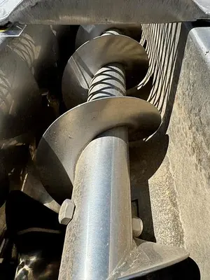 Conveyor, Screw, 6" X 7', Stainless Steel, Less Motor, #5880238