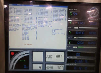 Used 2007 Haas VF8B/40 Vertical Machining Centers New Jersey US | Machinery Values #1132372